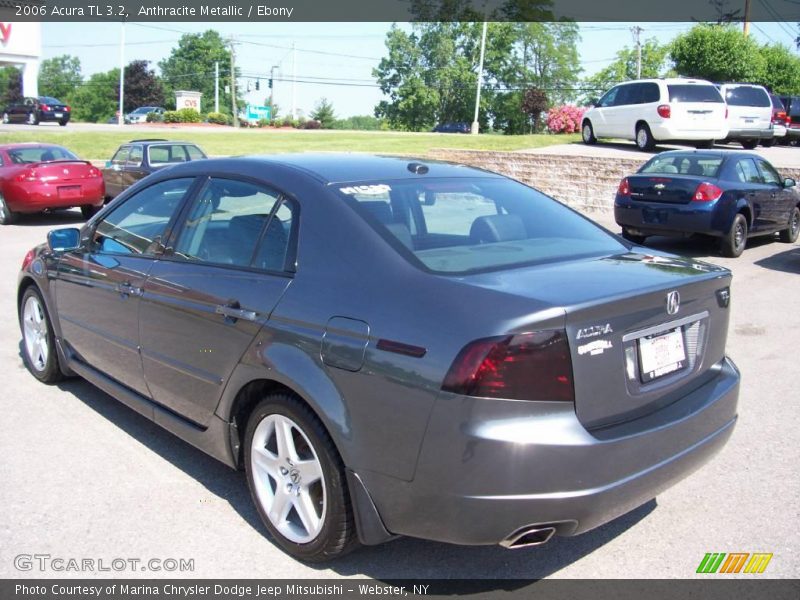 Anthracite Metallic / Ebony 2006 Acura TL 3.2