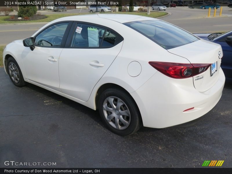 Snowflake White Pearl / Black 2014 Mazda MAZDA3 i Sport 4 Door