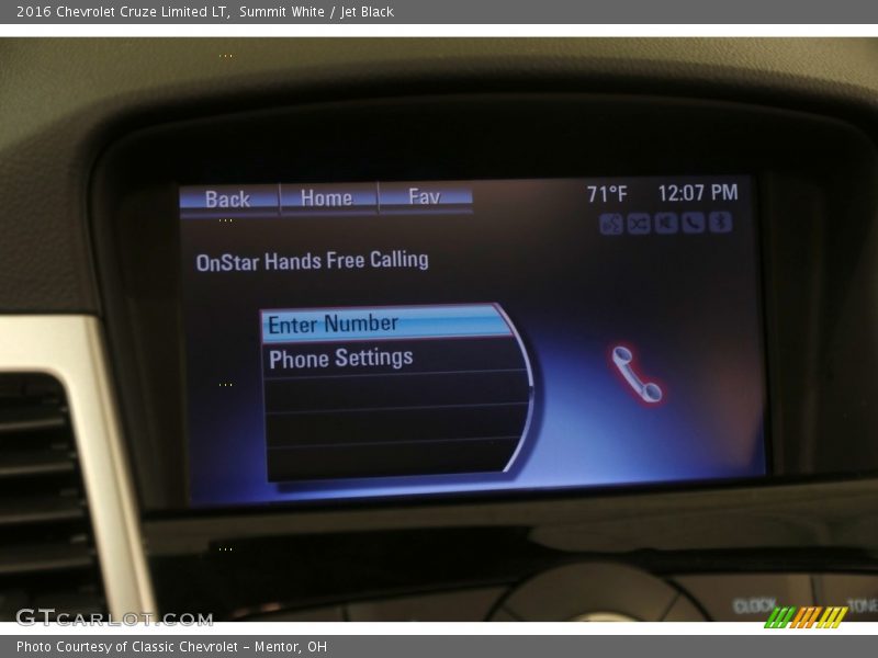 Summit White / Jet Black 2016 Chevrolet Cruze Limited LT