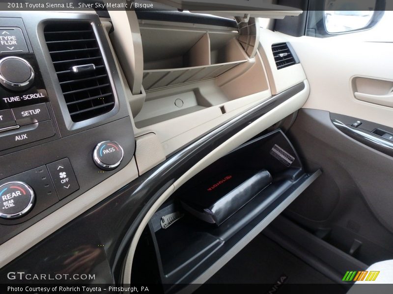 Silver Sky Metallic / Bisque 2011 Toyota Sienna LE