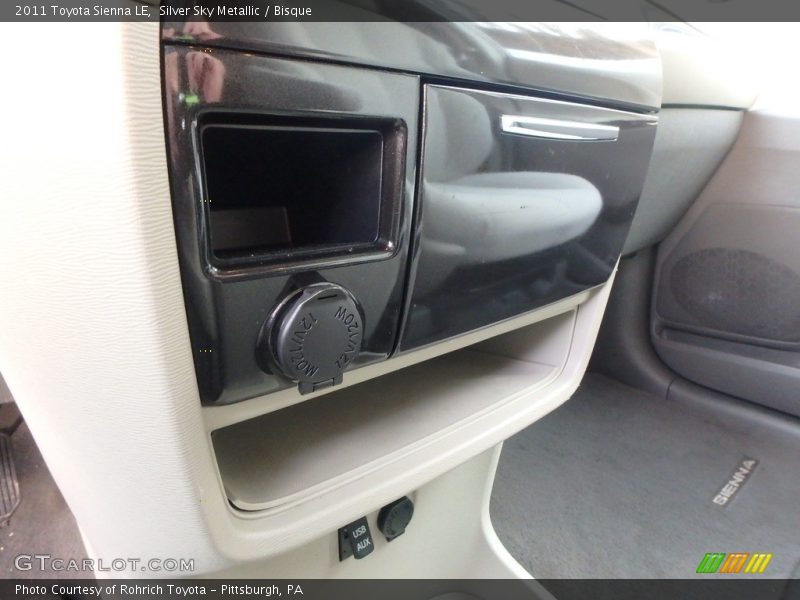 Silver Sky Metallic / Bisque 2011 Toyota Sienna LE