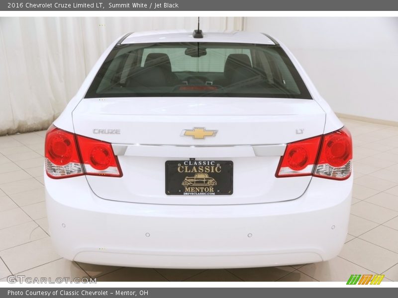 Summit White / Jet Black 2016 Chevrolet Cruze Limited LT
