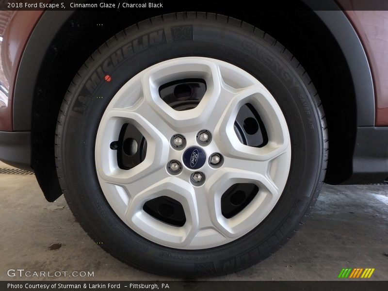 Cinnamon Glaze / Charcoal Black 2018 Ford Escape S