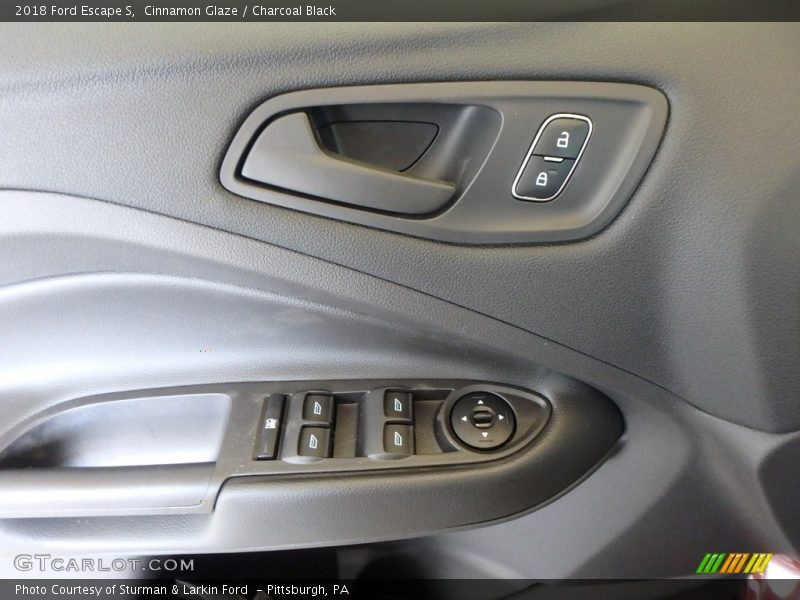 Cinnamon Glaze / Charcoal Black 2018 Ford Escape S