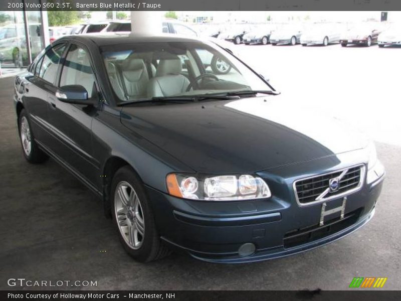 Barents Blue Metallic / Taupe 2008 Volvo S60 2.5T