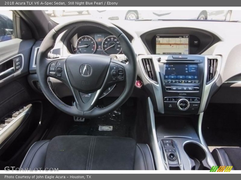 Still Night Blue Pearl / Ebony 2018 Acura TLX V6 A-Spec Sedan