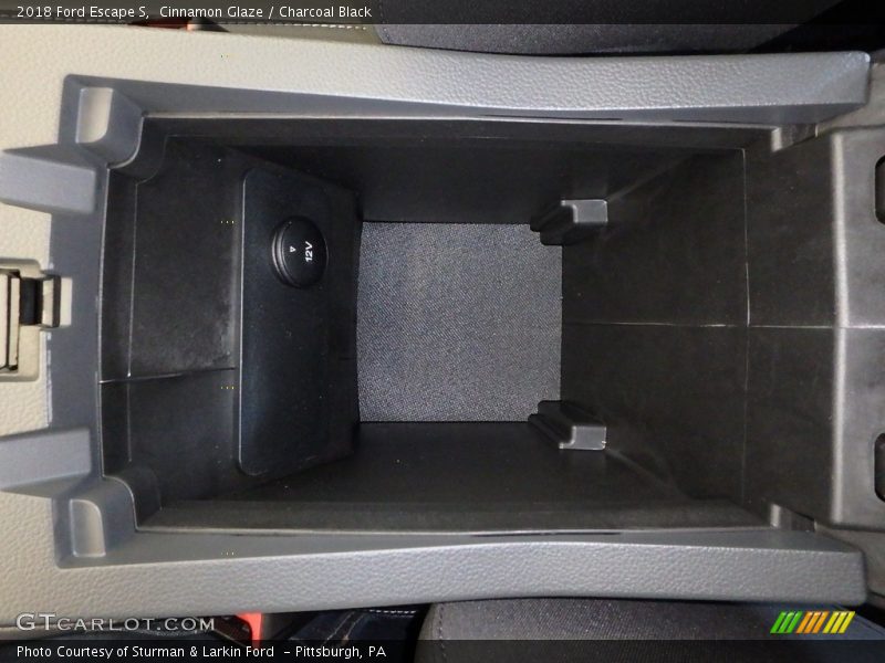Cinnamon Glaze / Charcoal Black 2018 Ford Escape S