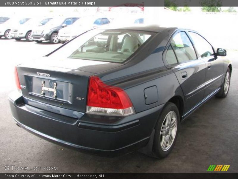 Barents Blue Metallic / Taupe 2008 Volvo S60 2.5T