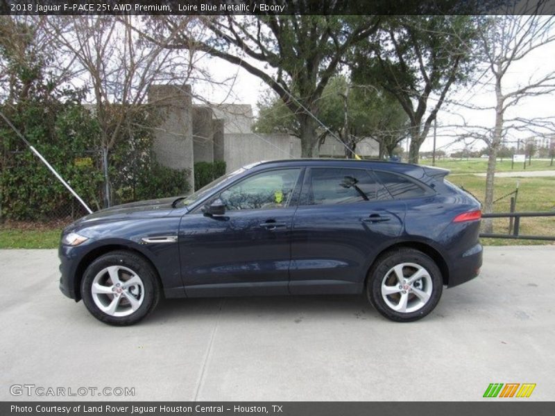 Loire Blue Metallic / Ebony 2018 Jaguar F-PACE 25t AWD Premium