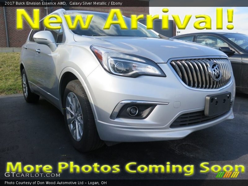 Galaxy Silver Metallic / Ebony 2017 Buick Envision Essence AWD