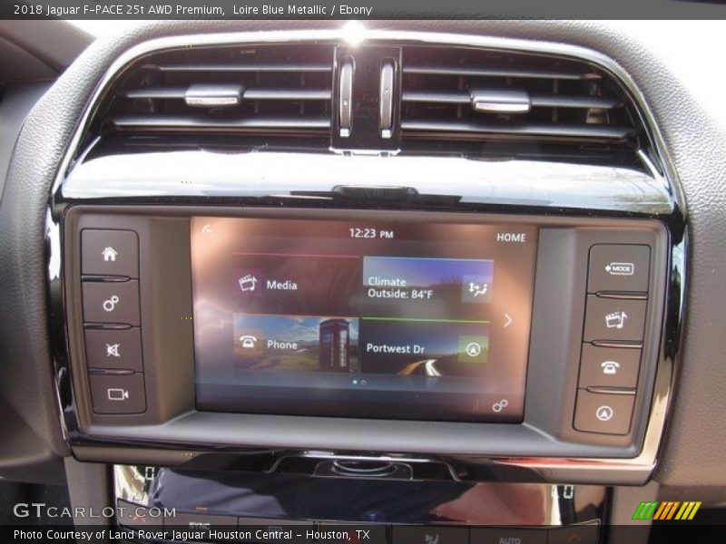Loire Blue Metallic / Ebony 2018 Jaguar F-PACE 25t AWD Premium