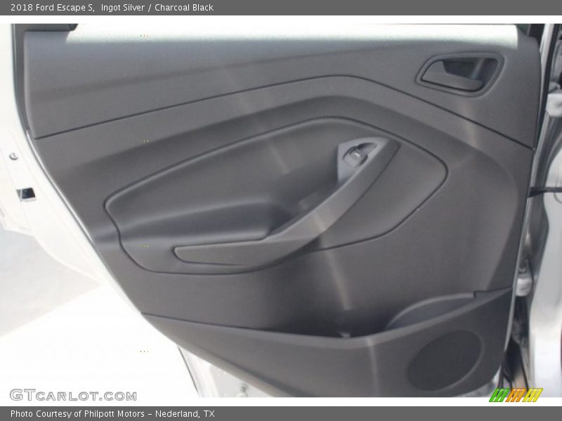 Ingot Silver / Charcoal Black 2018 Ford Escape S