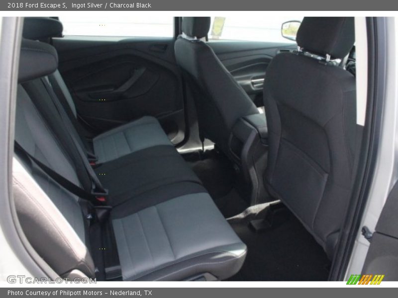 Ingot Silver / Charcoal Black 2018 Ford Escape S