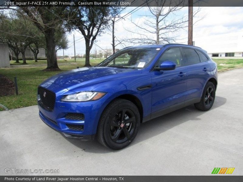 Caesium Blue Metallic / Ebony 2018 Jaguar F-PACE 25t AWD Premium