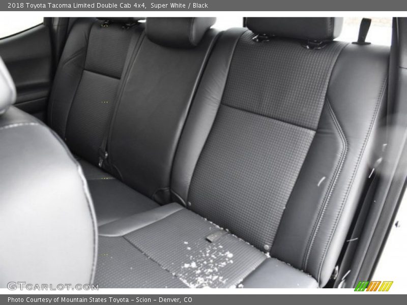 Super White / Black 2018 Toyota Tacoma Limited Double Cab 4x4