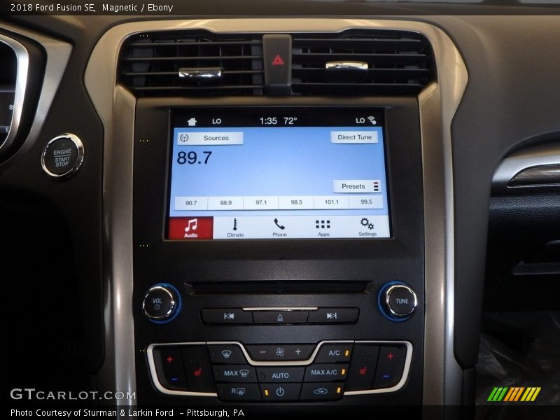 Magnetic / Ebony 2018 Ford Fusion SE