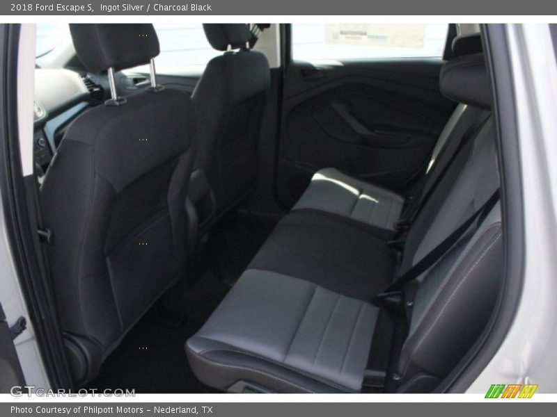 Ingot Silver / Charcoal Black 2018 Ford Escape S