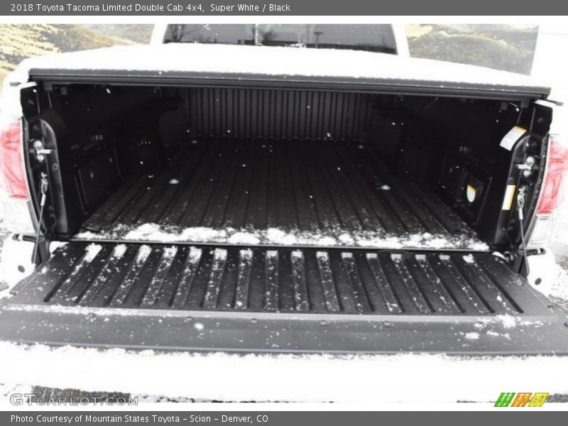 Super White / Black 2018 Toyota Tacoma Limited Double Cab 4x4