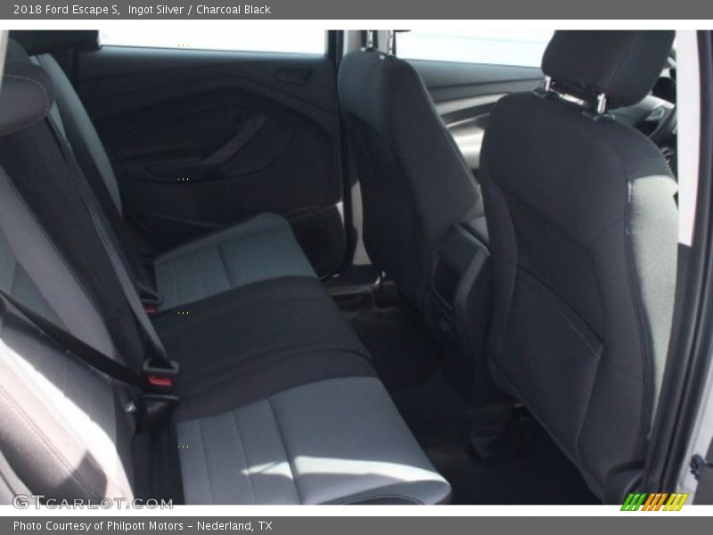 Ingot Silver / Charcoal Black 2018 Ford Escape S