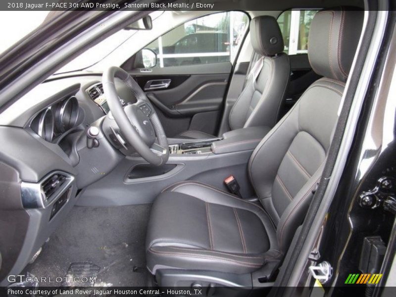 Santorini Black Metallic / Ebony 2018 Jaguar F-PACE 30t AWD Prestige