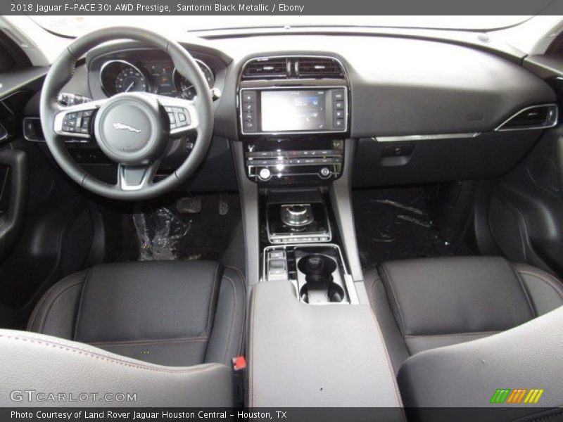 Santorini Black Metallic / Ebony 2018 Jaguar F-PACE 30t AWD Prestige