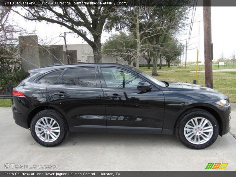 Santorini Black Metallic / Ebony 2018 Jaguar F-PACE 30t AWD Prestige