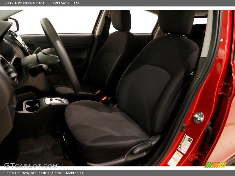 Infrared / Black 2017 Mitsubishi Mirage ES