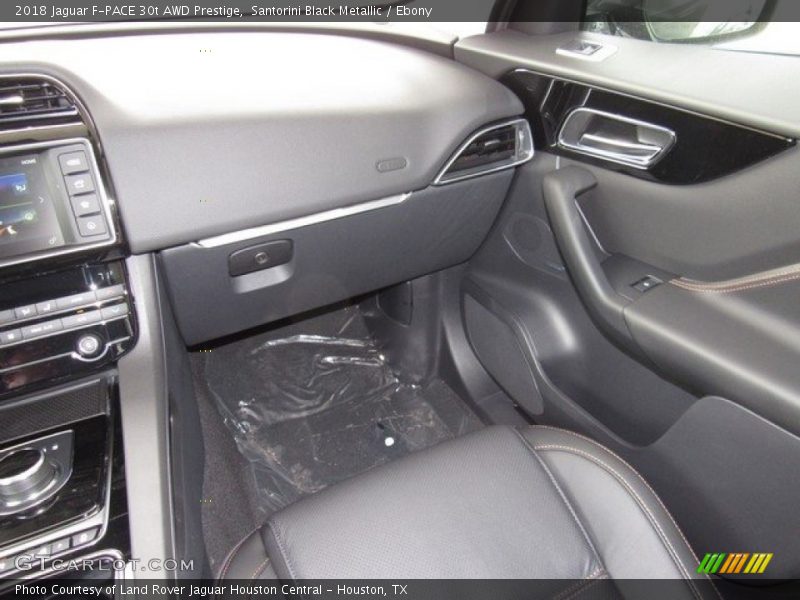 Santorini Black Metallic / Ebony 2018 Jaguar F-PACE 30t AWD Prestige