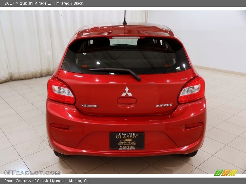 Infrared / Black 2017 Mitsubishi Mirage ES
