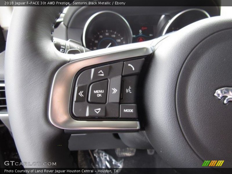 Santorini Black Metallic / Ebony 2018 Jaguar F-PACE 30t AWD Prestige