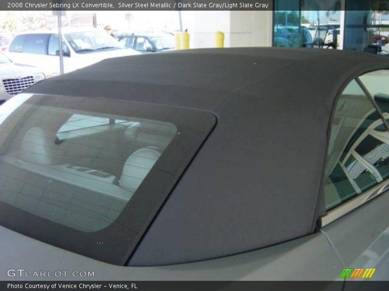 Silver Steel Metallic / Dark Slate Gray/Light Slate Gray 2008 Chrysler Sebring LX Convertible