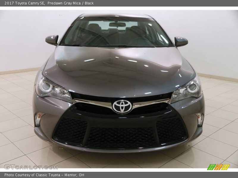 Predawn Gray Mica / Black 2017 Toyota Camry SE