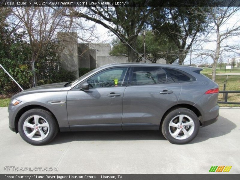 Corris Grey Metallic / Ebony 2018 Jaguar F-PACE 25t AWD Premium