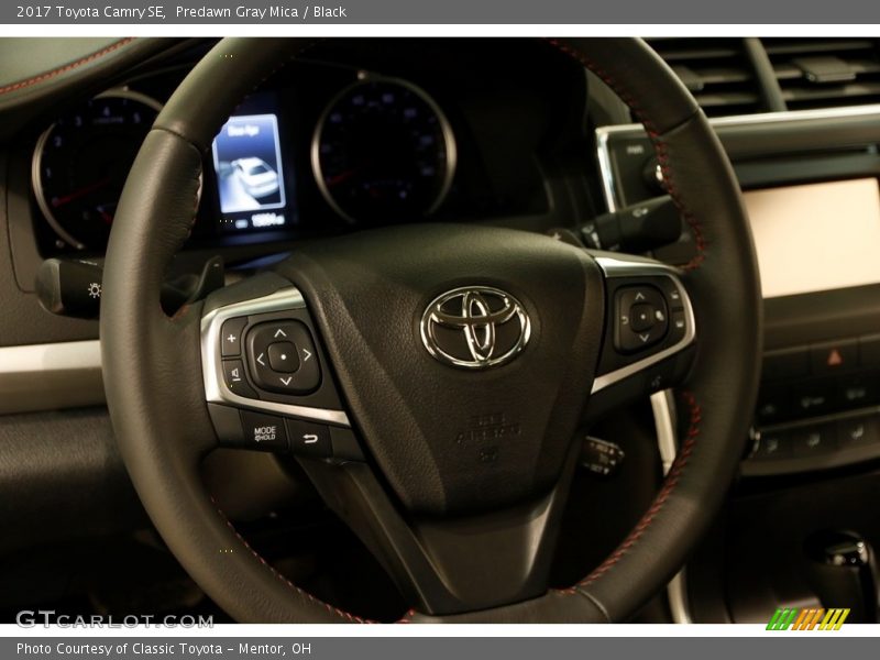 Predawn Gray Mica / Black 2017 Toyota Camry SE