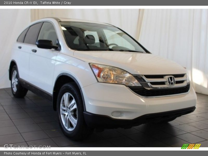 Taffeta White / Gray 2010 Honda CR-V EX