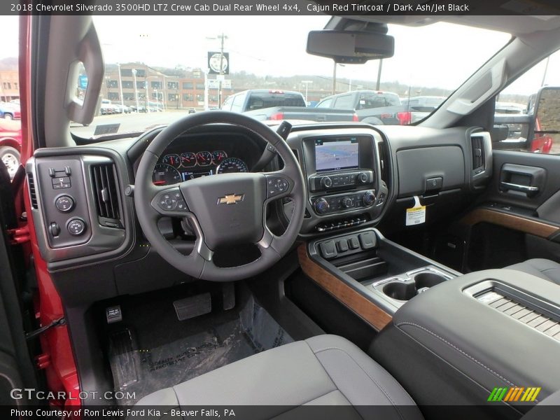 Cajun Red Tintcoat / Dark Ash/Jet Black 2018 Chevrolet Silverado 3500HD LTZ Crew Cab Dual Rear Wheel 4x4