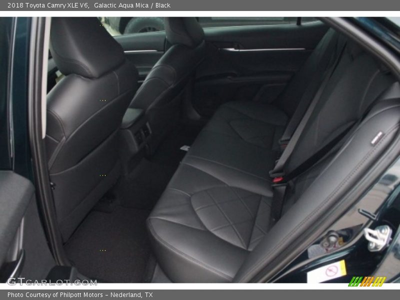 Galactic Aqua Mica / Black 2018 Toyota Camry XLE V6
