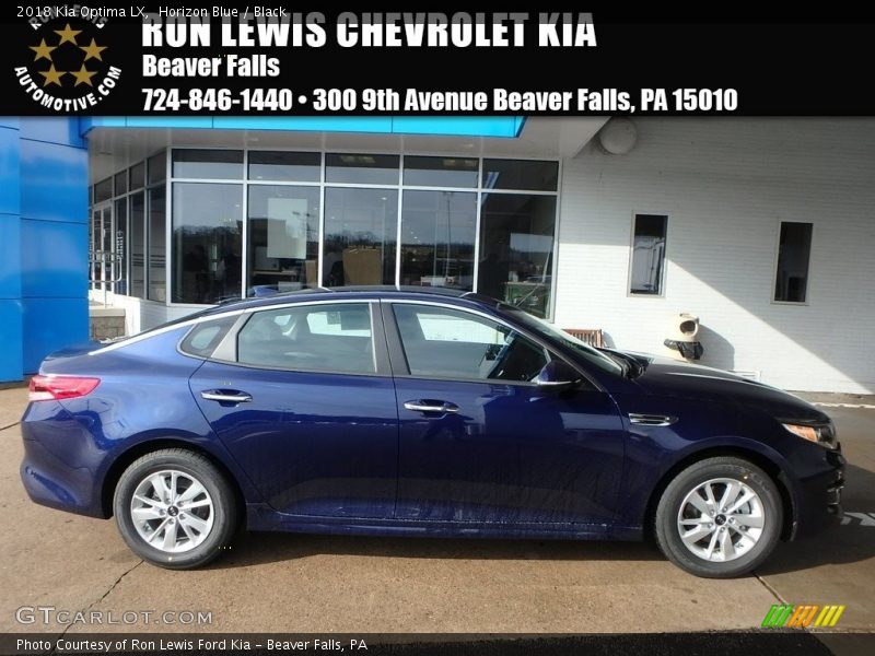 Horizon Blue / Black 2018 Kia Optima LX