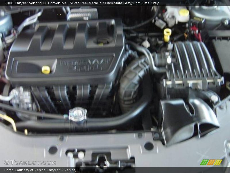 Silver Steel Metallic / Dark Slate Gray/Light Slate Gray 2008 Chrysler Sebring LX Convertible