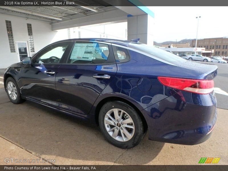 Horizon Blue / Black 2018 Kia Optima LX