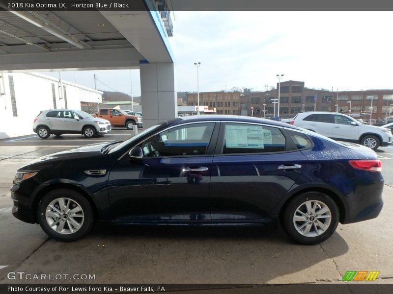 Horizon Blue / Black 2018 Kia Optima LX