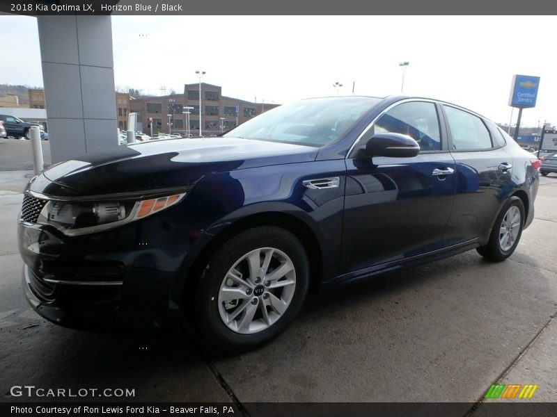 Horizon Blue / Black 2018 Kia Optima LX
