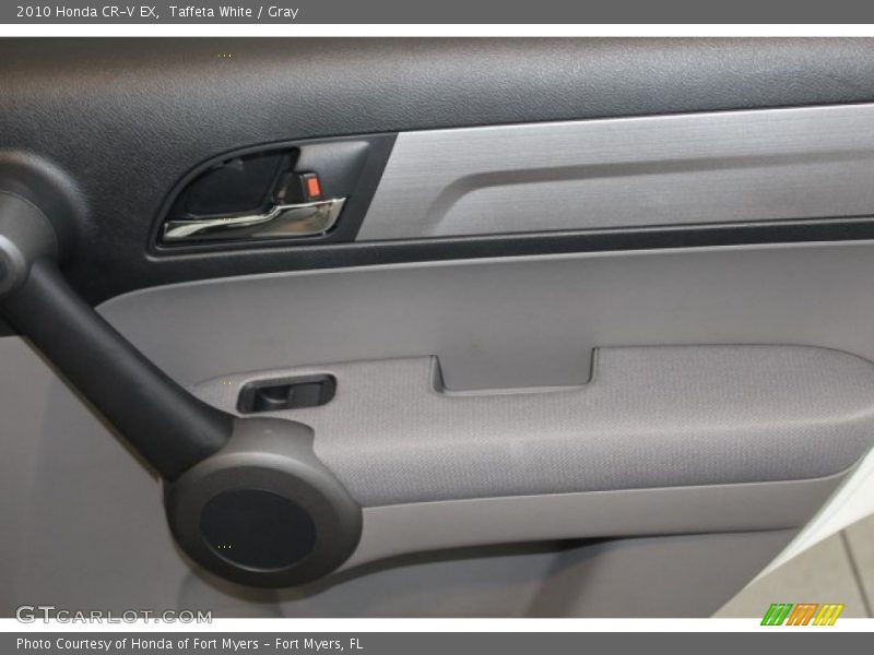 Taffeta White / Gray 2010 Honda CR-V EX