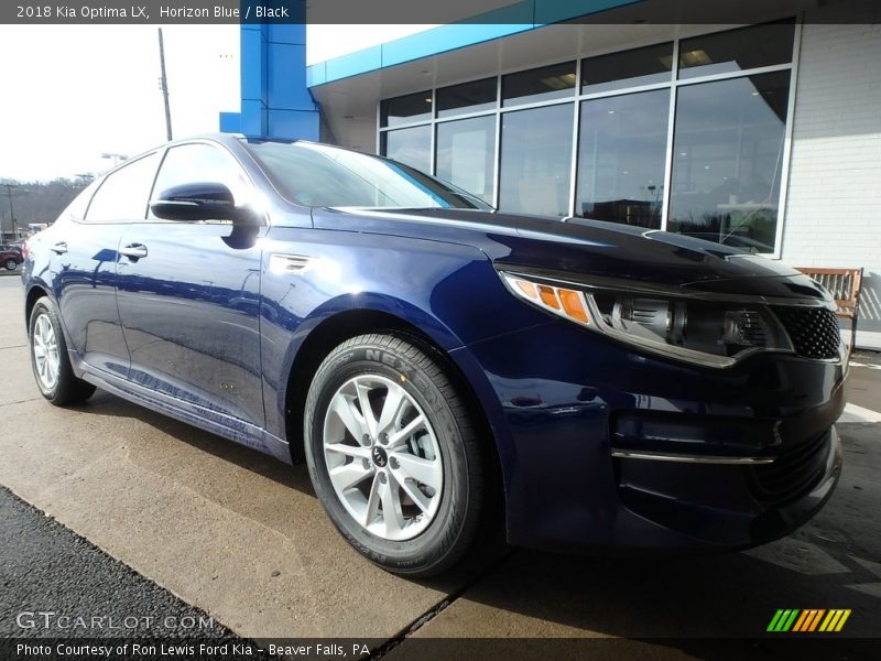 Horizon Blue / Black 2018 Kia Optima LX