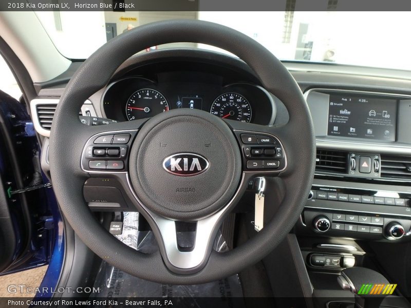 Horizon Blue / Black 2018 Kia Optima LX
