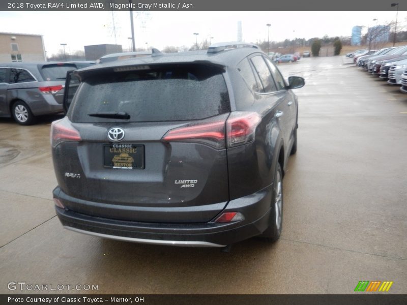 Magnetic Gray Metallic / Ash 2018 Toyota RAV4 Limited AWD