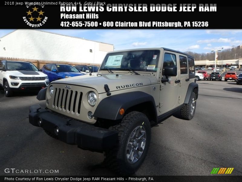 Gobi / Black 2018 Jeep Wrangler Unlimited Rubicon 4x4