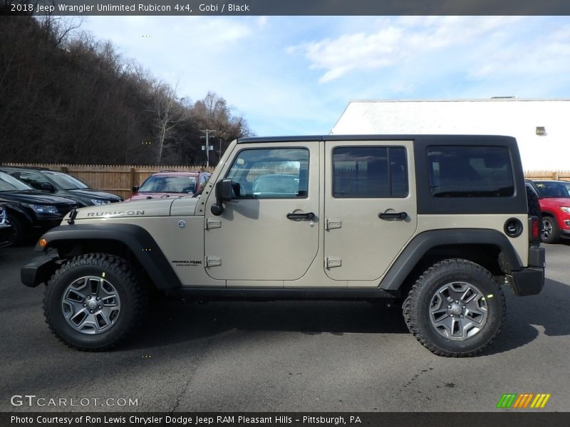 Gobi / Black 2018 Jeep Wrangler Unlimited Rubicon 4x4