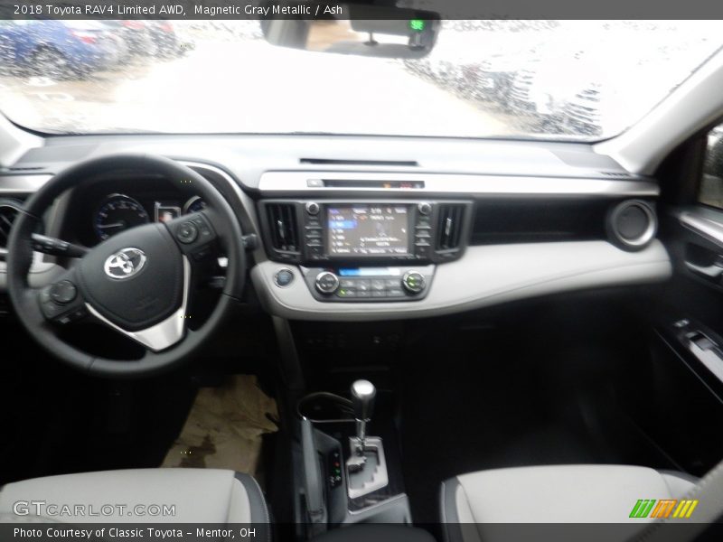 Magnetic Gray Metallic / Ash 2018 Toyota RAV4 Limited AWD
