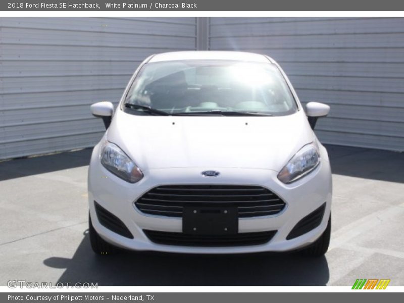 White Platinum / Charcoal Black 2018 Ford Fiesta SE Hatchback